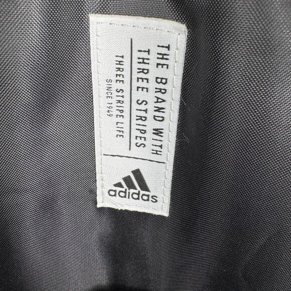 Adidas League three stripe backpack bookbag padded school black rose gold - Picture 8 of 10